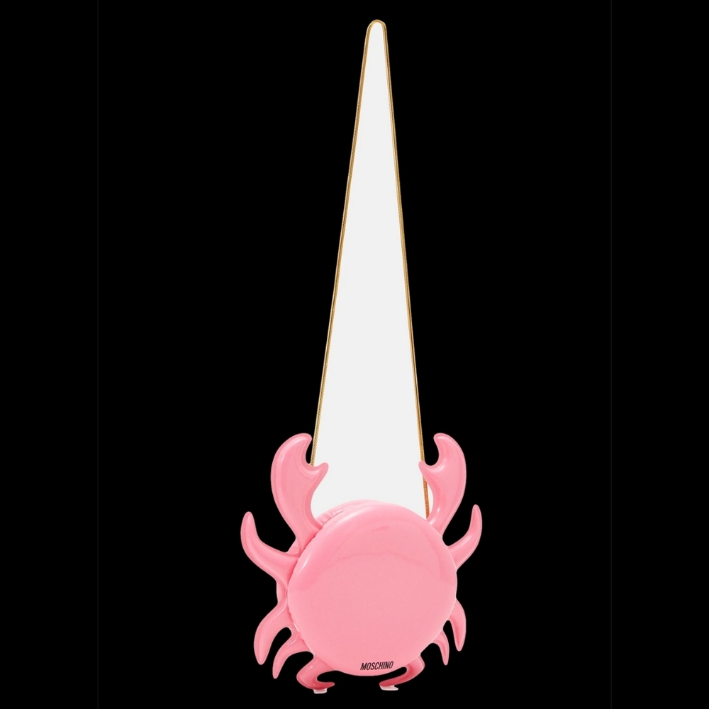 MOSCHINO Couture® x Jeremy Scott Inflatable Effect Crab Shoulder Bag in Pink - Picture 2 of 5